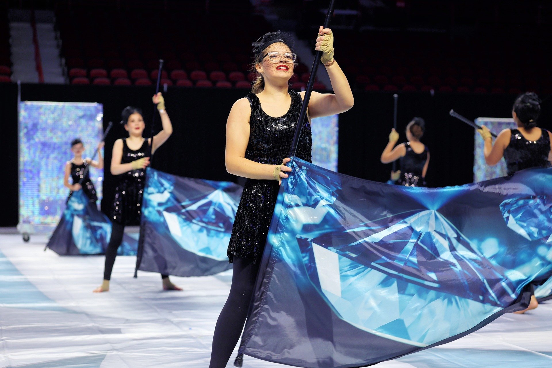 Booneville Middle School Cadet Winter Guard