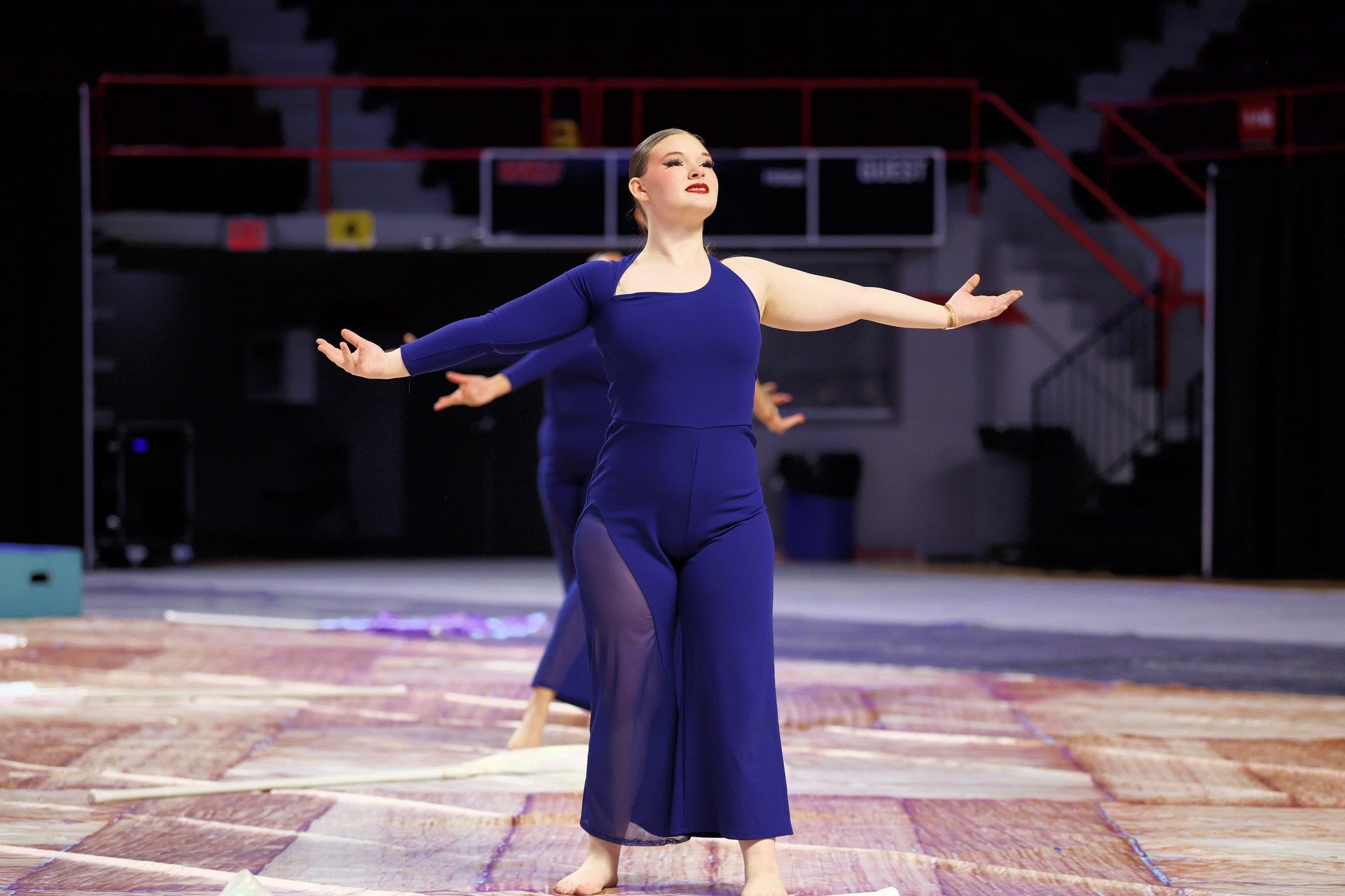 Waverly McEwen HS combined Winter Guard