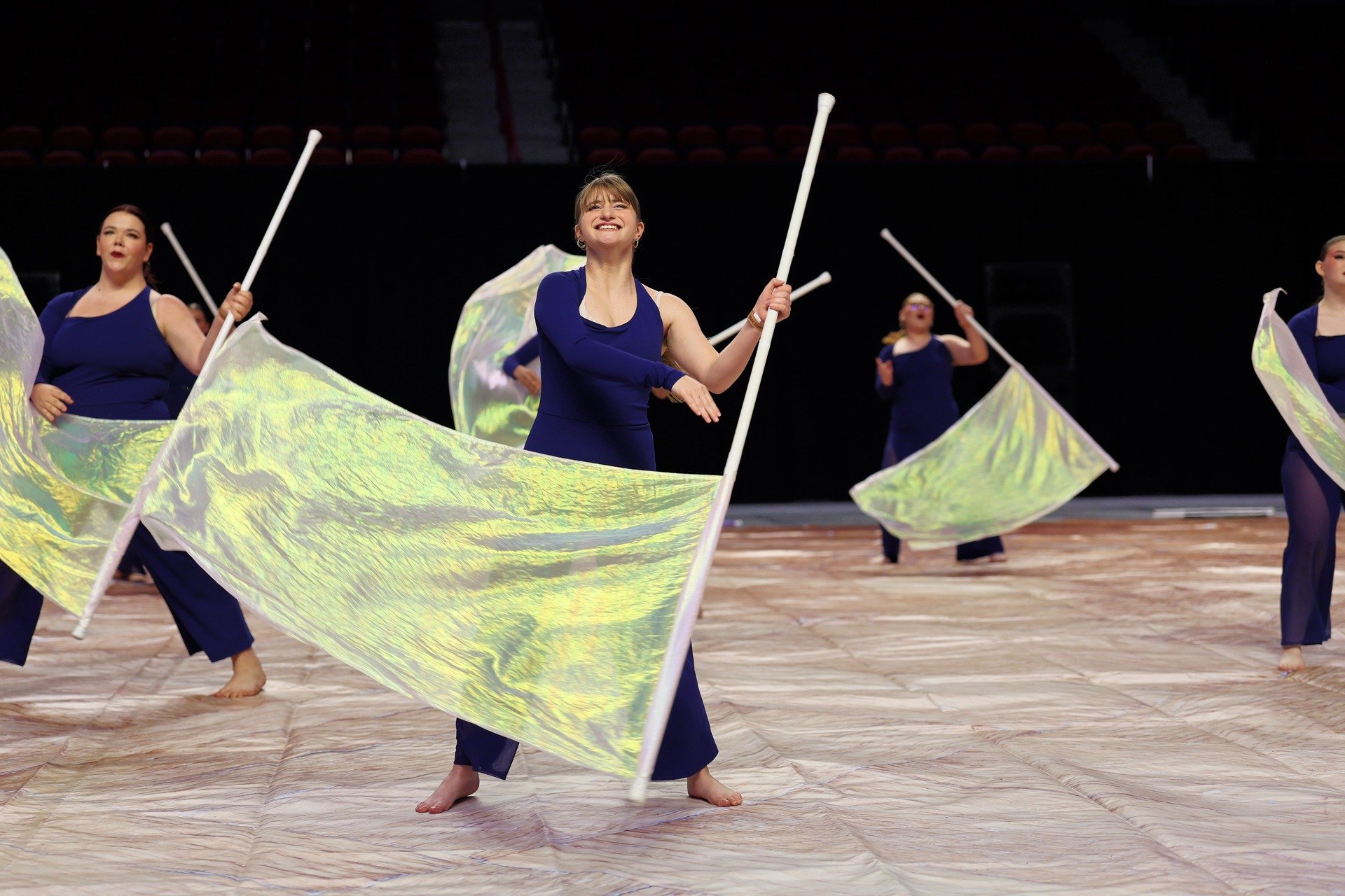 Waverly McEwen HS combined Winter Guard