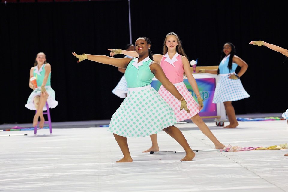 Tupelo Middle School - Surge wg performing