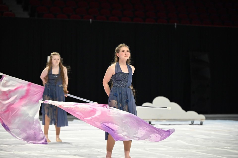 James Clemens JV Winter Guard performing