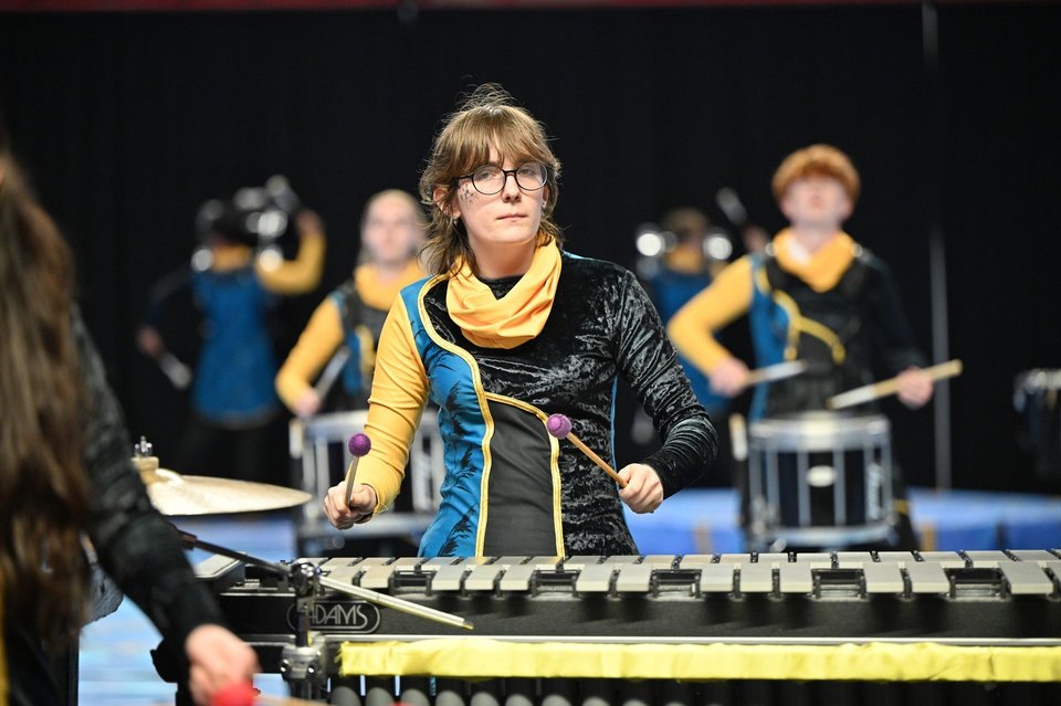 Summit HS Indoor Percussion performing