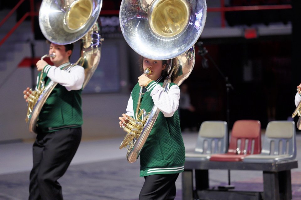 Green Hill Indoor Performance Ensemble performing