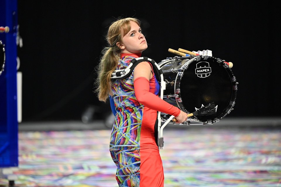 Mt Juliet Winter Drumline performing