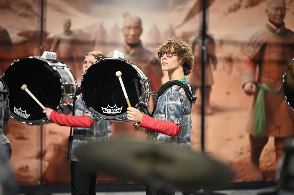 McGavock HS Winter Percussion  performing