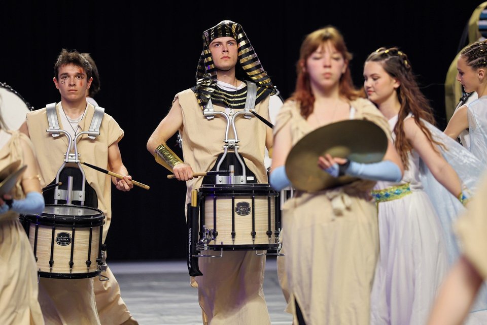 Athens Indoor Percussion performing