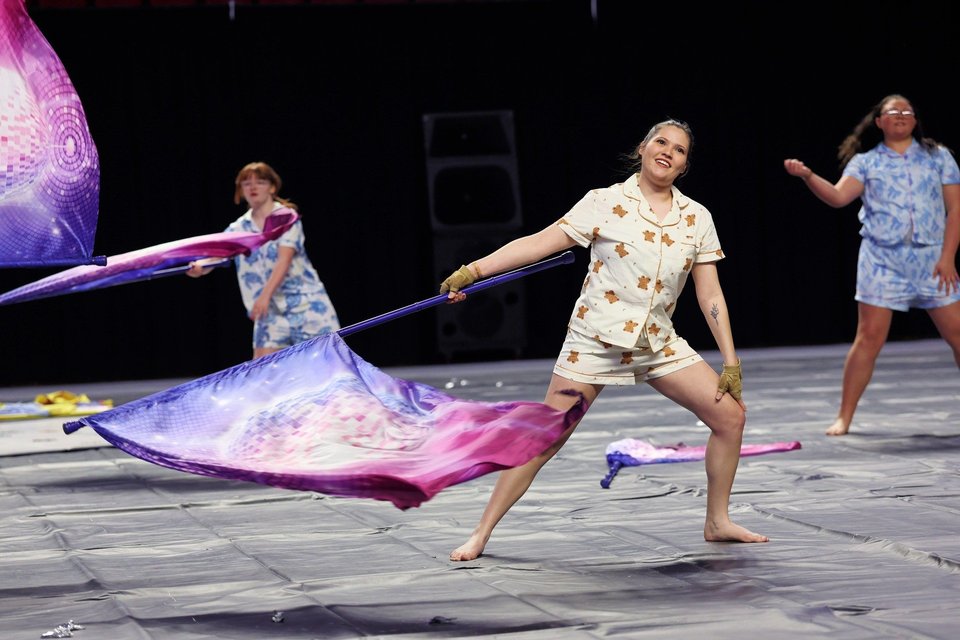 Loretto Winter Guard performing