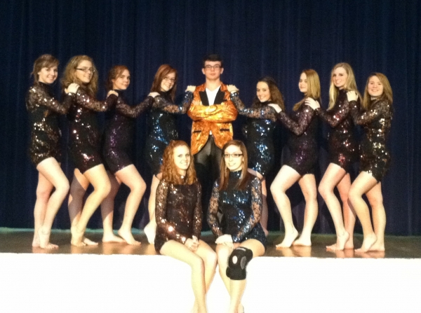 Waverly McEwen HS combined Winter Guard photo