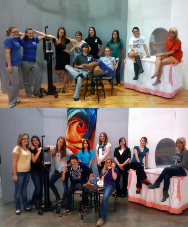 Waverly McEwen HS combined Winter Guard photo