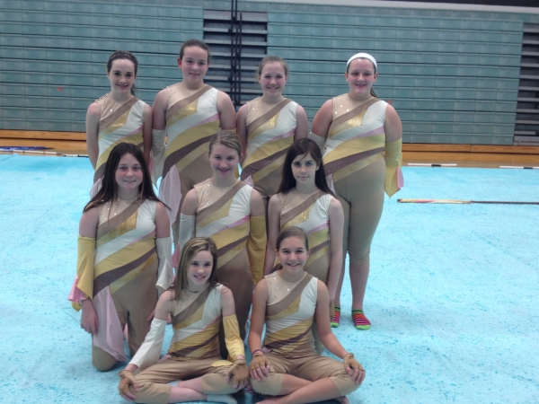 Daviess County JV Winter Guard photo