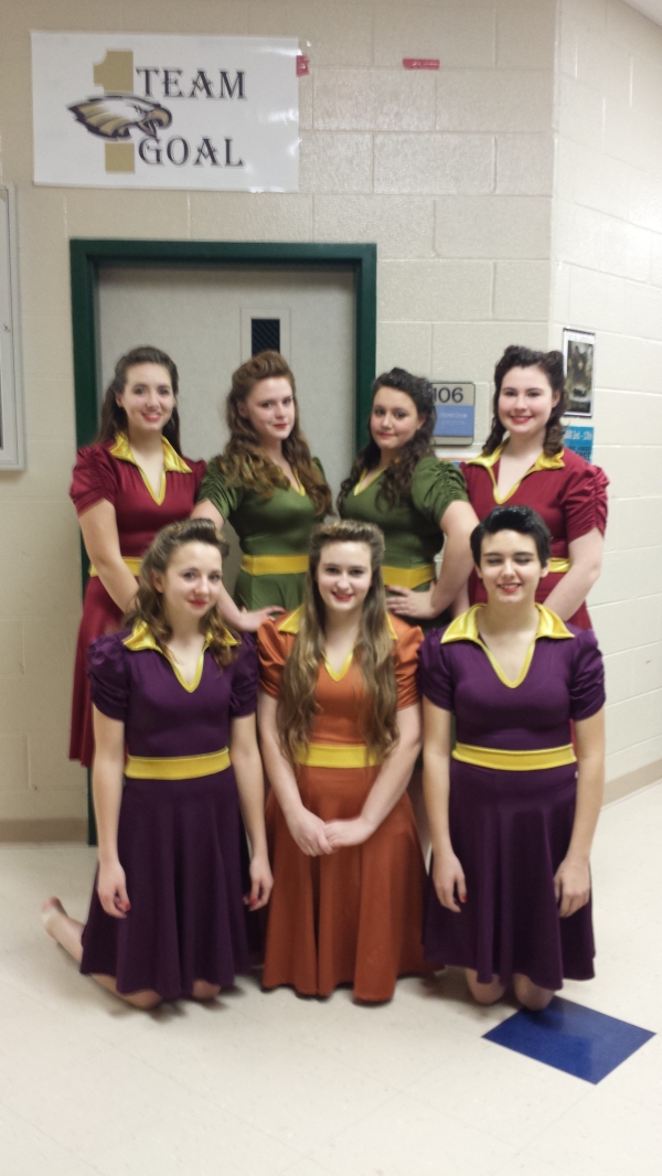 Waverly McEwen HS combined Winter Guard photo