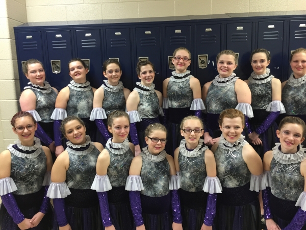 Daviess County JV Winter Guard photo