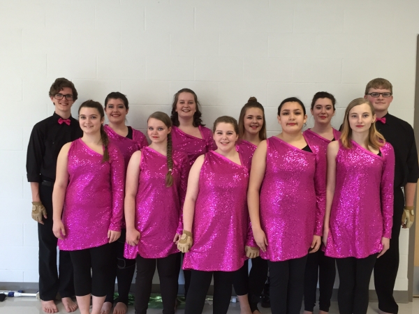 Hickman County HS Scarlet Winter Guard photo