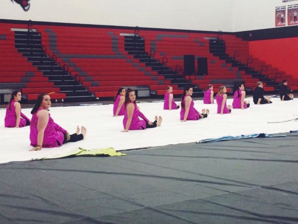 Hickman County HS Scarlet Winter Guard photo