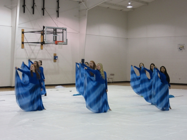 Dickson County HS Winter Guard photo