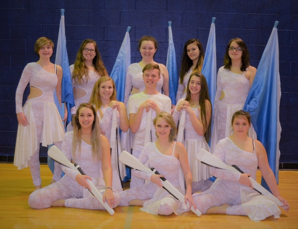 Waverly McEwen HS combined Winter Guard photo