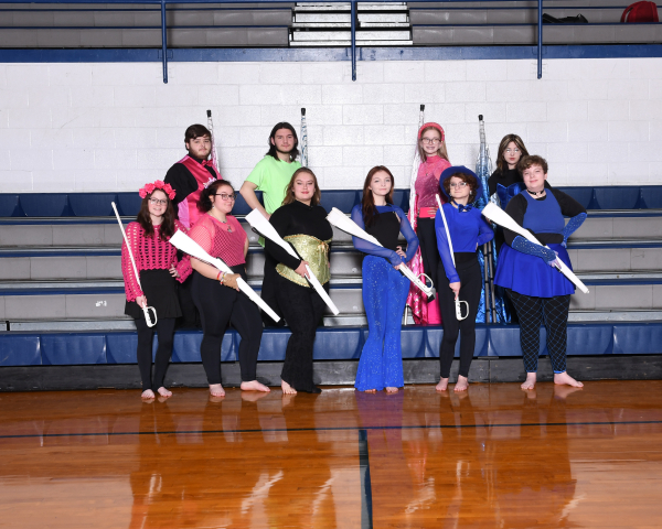 Waverly McEwen HS combined Winter Guard photo