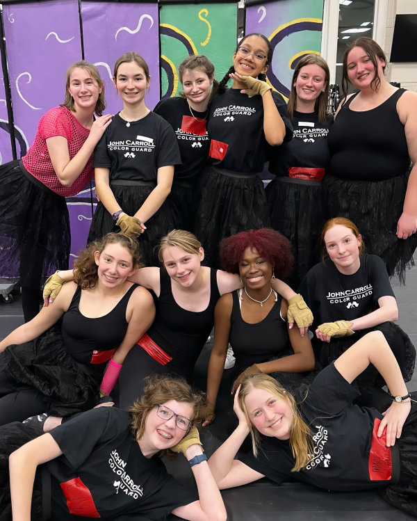 John Carroll Catholic Winterguard photo