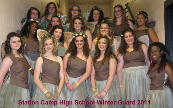 Station Camp HS Winter Guard photo